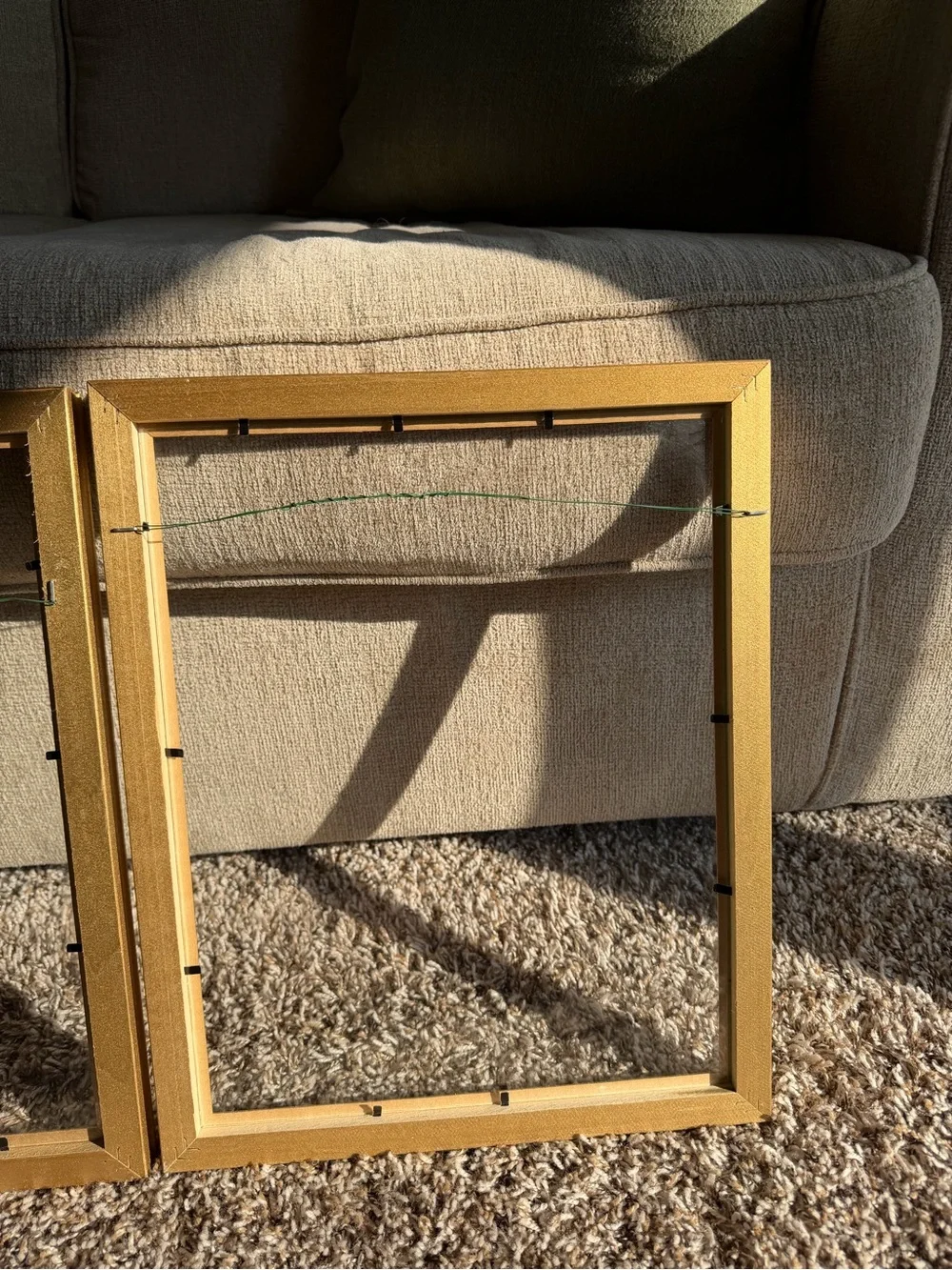 Vintage Gold Ornate 11x14 Picture Frames Set of Two